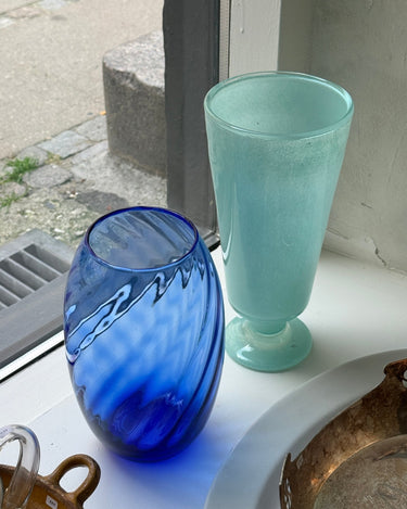 Blue glass vase - NEROLI
