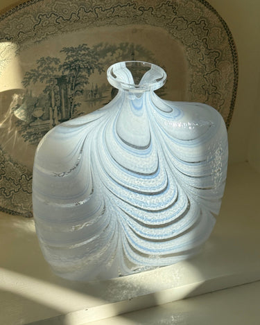 Blue glass vase - NEROLI