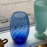 Blue glass vase - NEROLI
