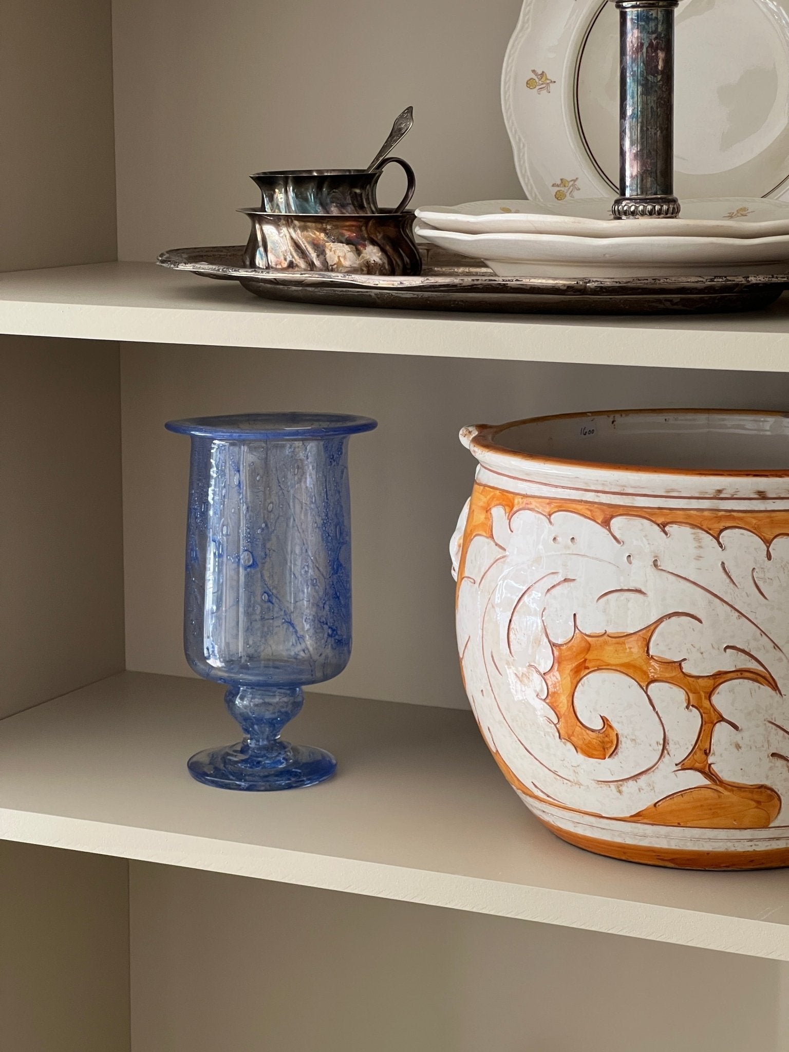 Blue glass vase - NEROLI