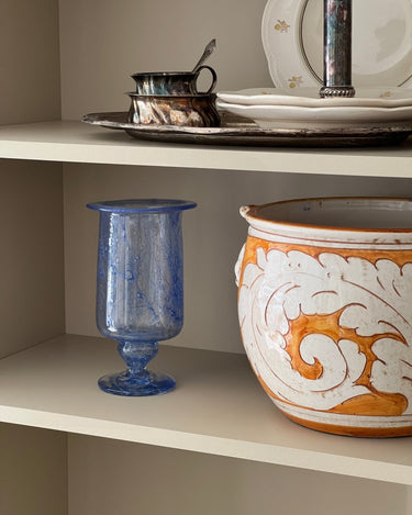 Blue glass vase - NEROLI