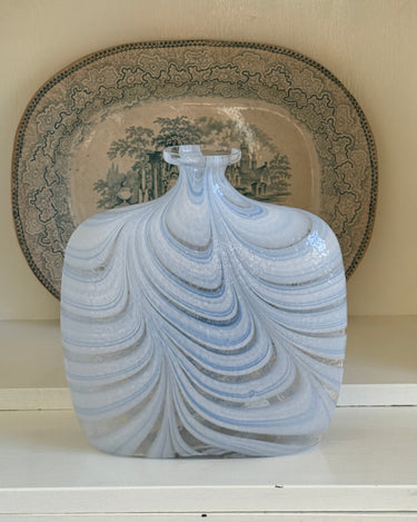 Blue glass vase - NEROLI