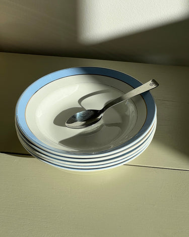 Blue pasta plates (5 pcs) - NEROLI