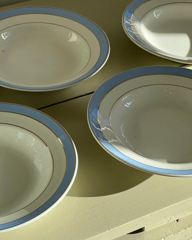 Blue pasta plates (5 pcs) - NEROLI