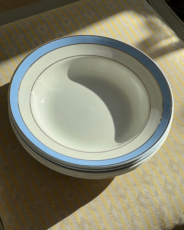 Blue pasta plates (5 pcs) - NEROLI