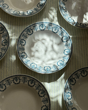 Blue ribbon pasta plates (10 pcs) - NEROLI
