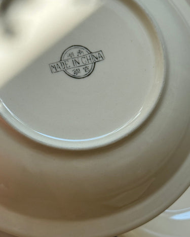 Blue rim pasta plates (6 pcs) - NEROLI