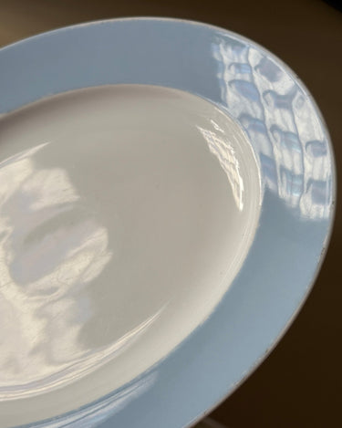 Blue rim platter - NEROLI