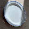Blue stripe platter - NEROLI