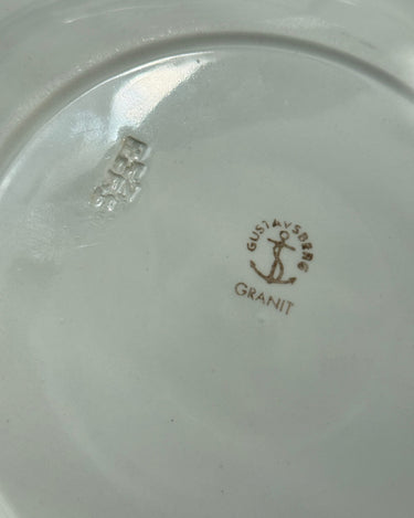 Blue striped dinner plates (6 pcs) - NEROLI
