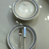 Blue striped dinner plates (6 pcs) - NEROLI