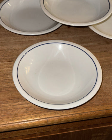 Blue striped pasta plates (5 pcs) - NEROLI