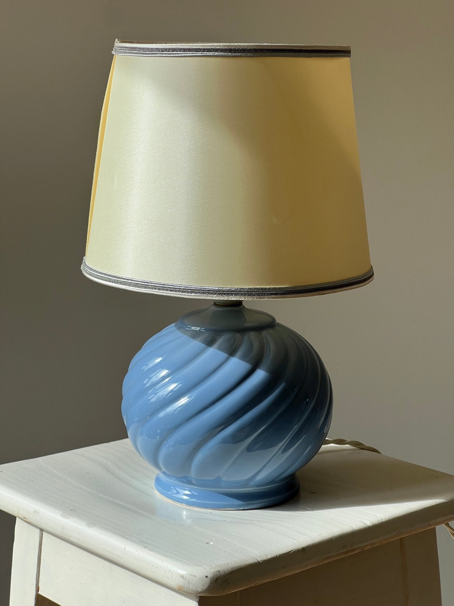 Blue table lamp - NEROLI