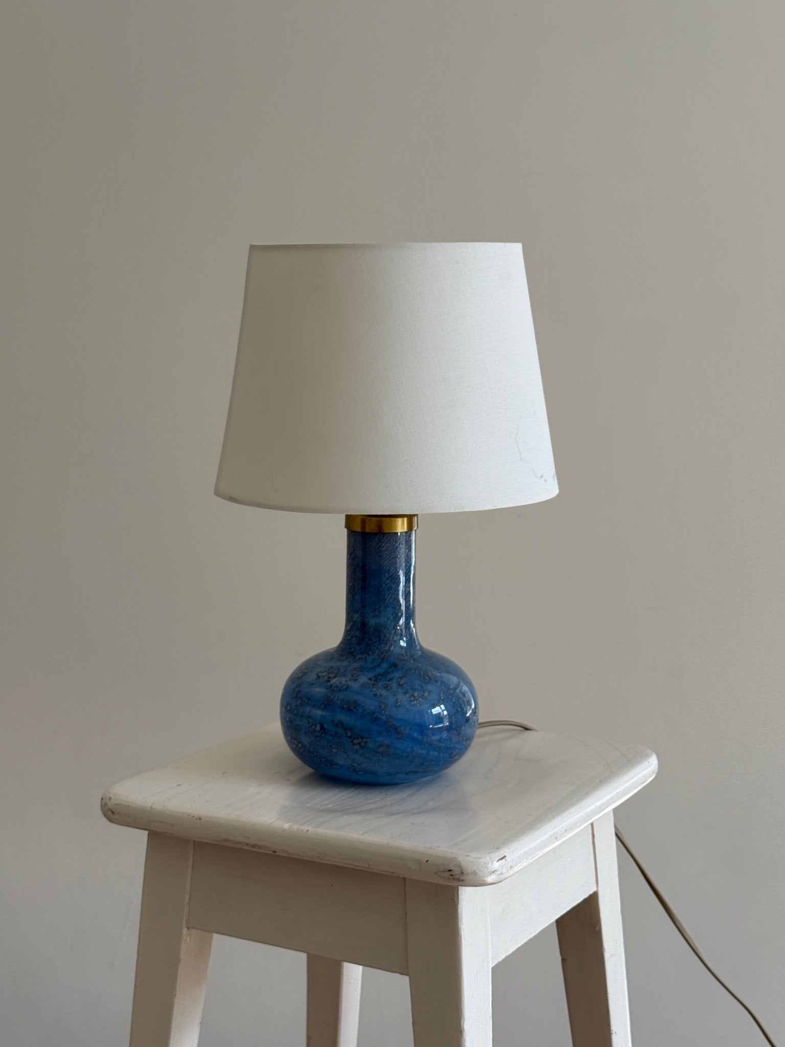 Blue table lamp - NEROLI