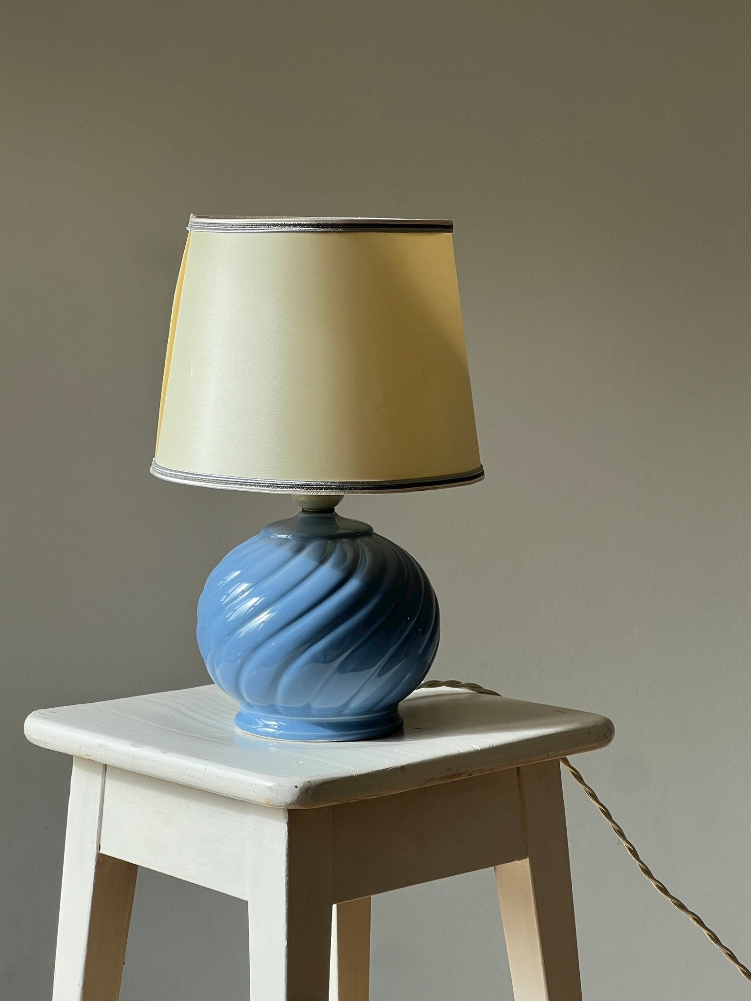 Blue table lamp - NEROLI