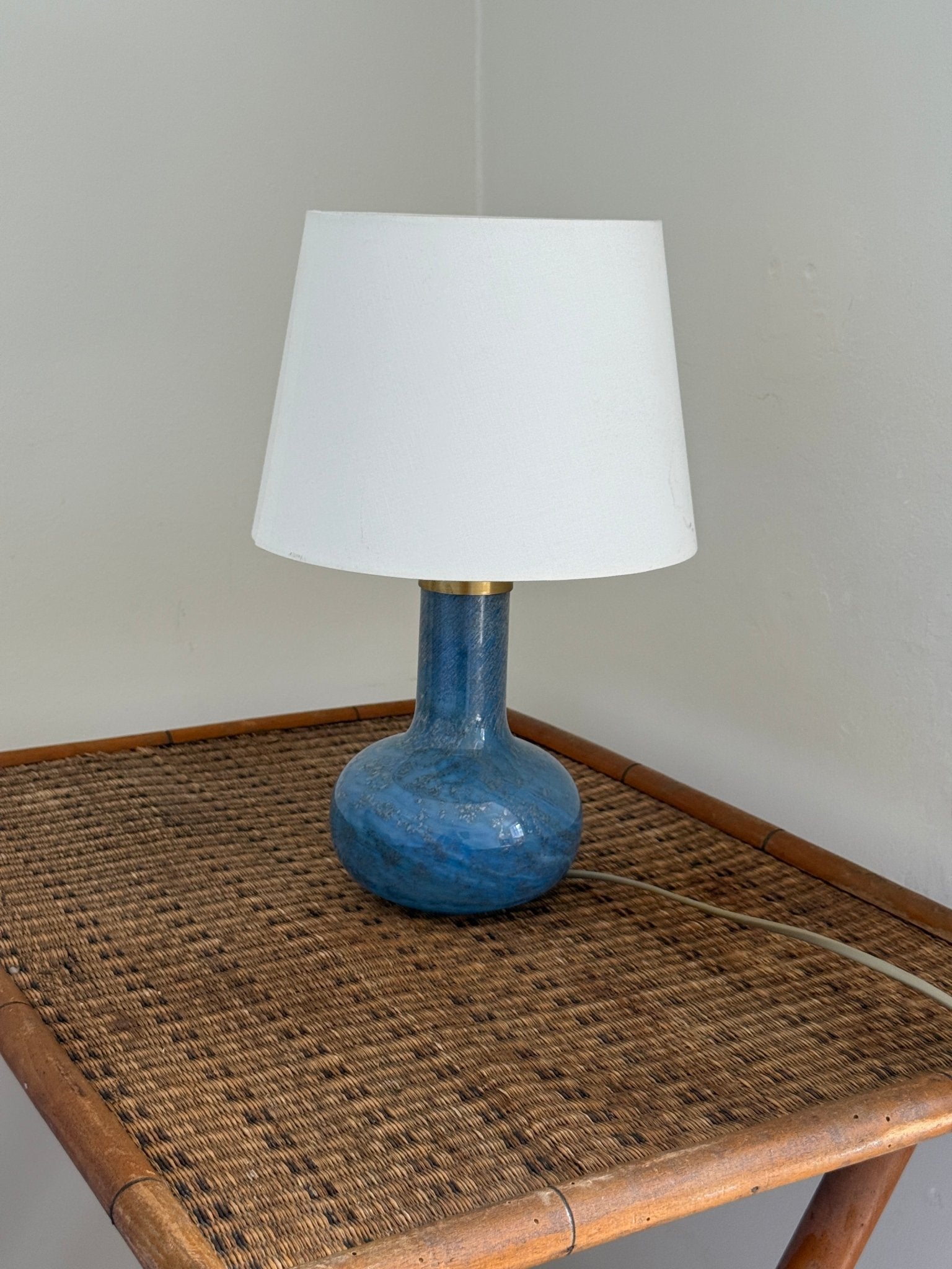 Blue table lamp - NEROLI