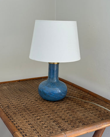 Blue table lamp - NEROLI