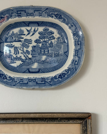 Blue Willow wall platter - NEROLI