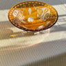 Bohemian glass bowl - NEROLI