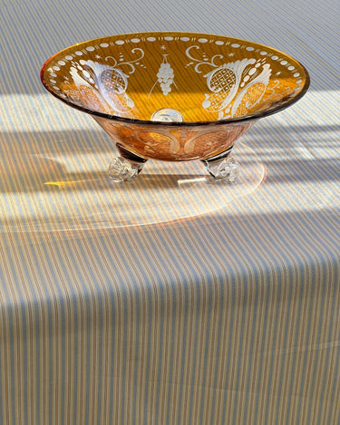 Bohemian glass bowl - NEROLI