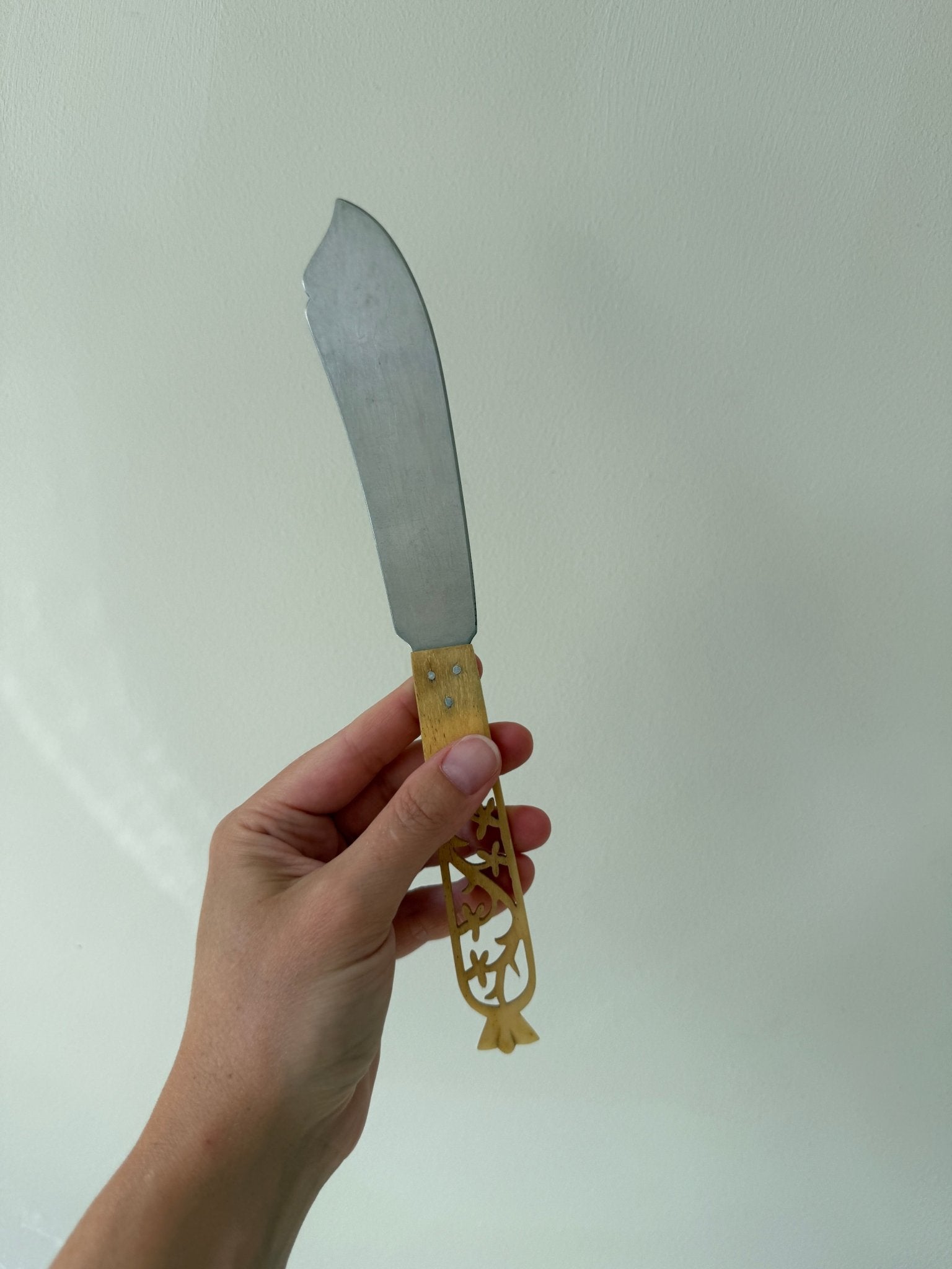 Bone-handled cake knife - NEROLI