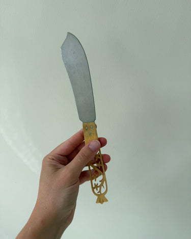 Bone-handled cake knife - NEROLI