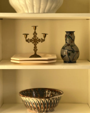 Brass candelabra - NEROLI