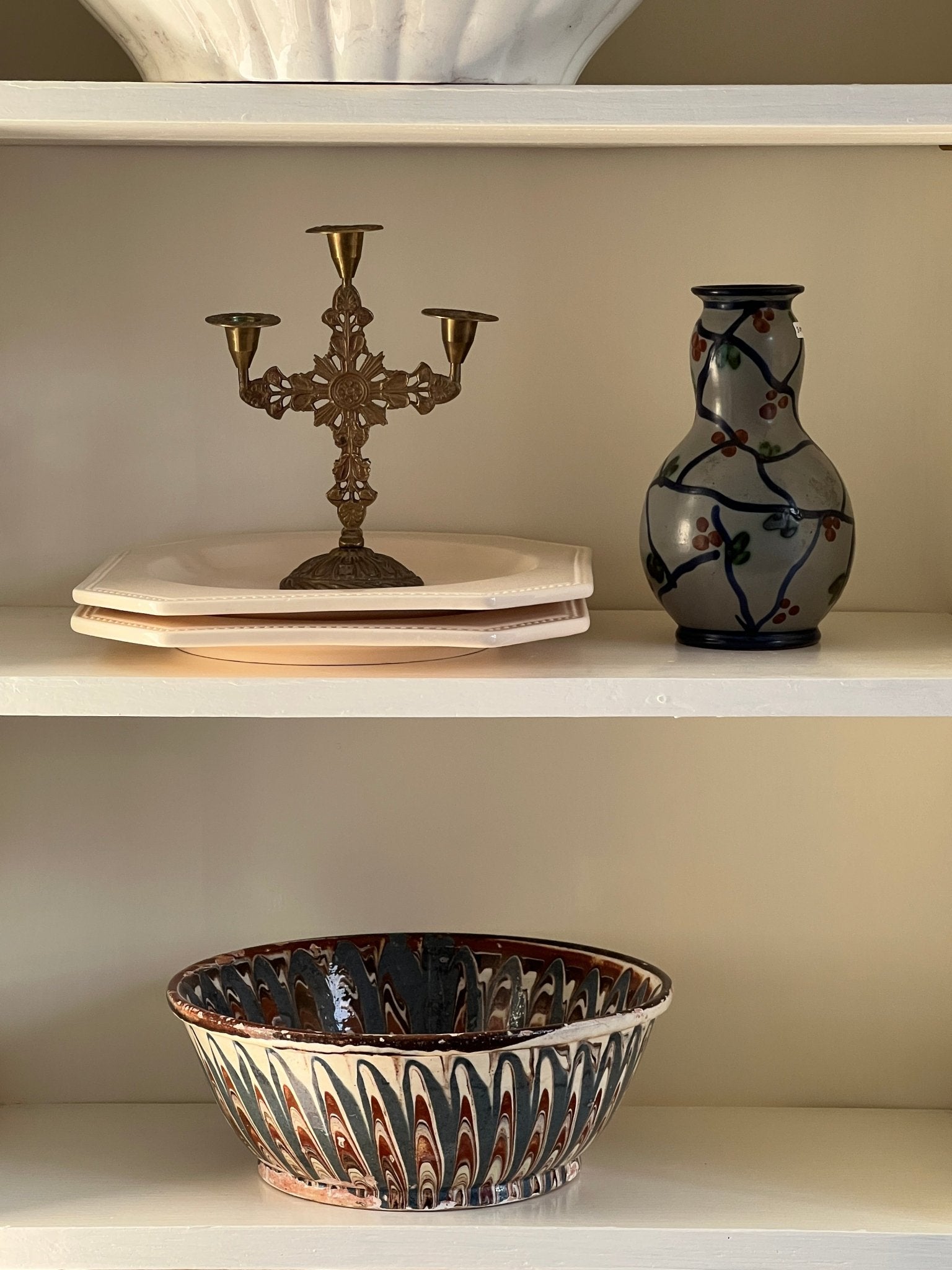 Brass candelabra - NEROLI