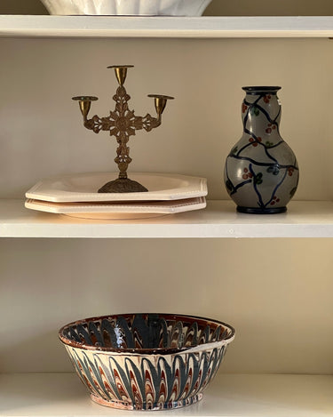 Brass candelabra - NEROLI