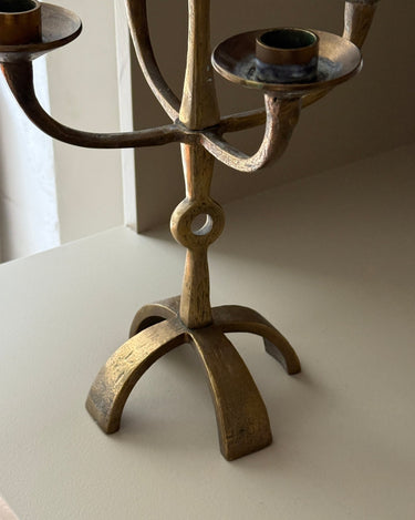 Brass candelabra - NEROLI