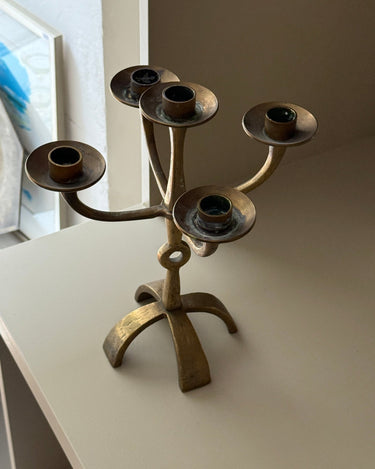 Brass candelabra - NEROLI