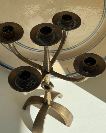 Brass candelabra - NEROLI