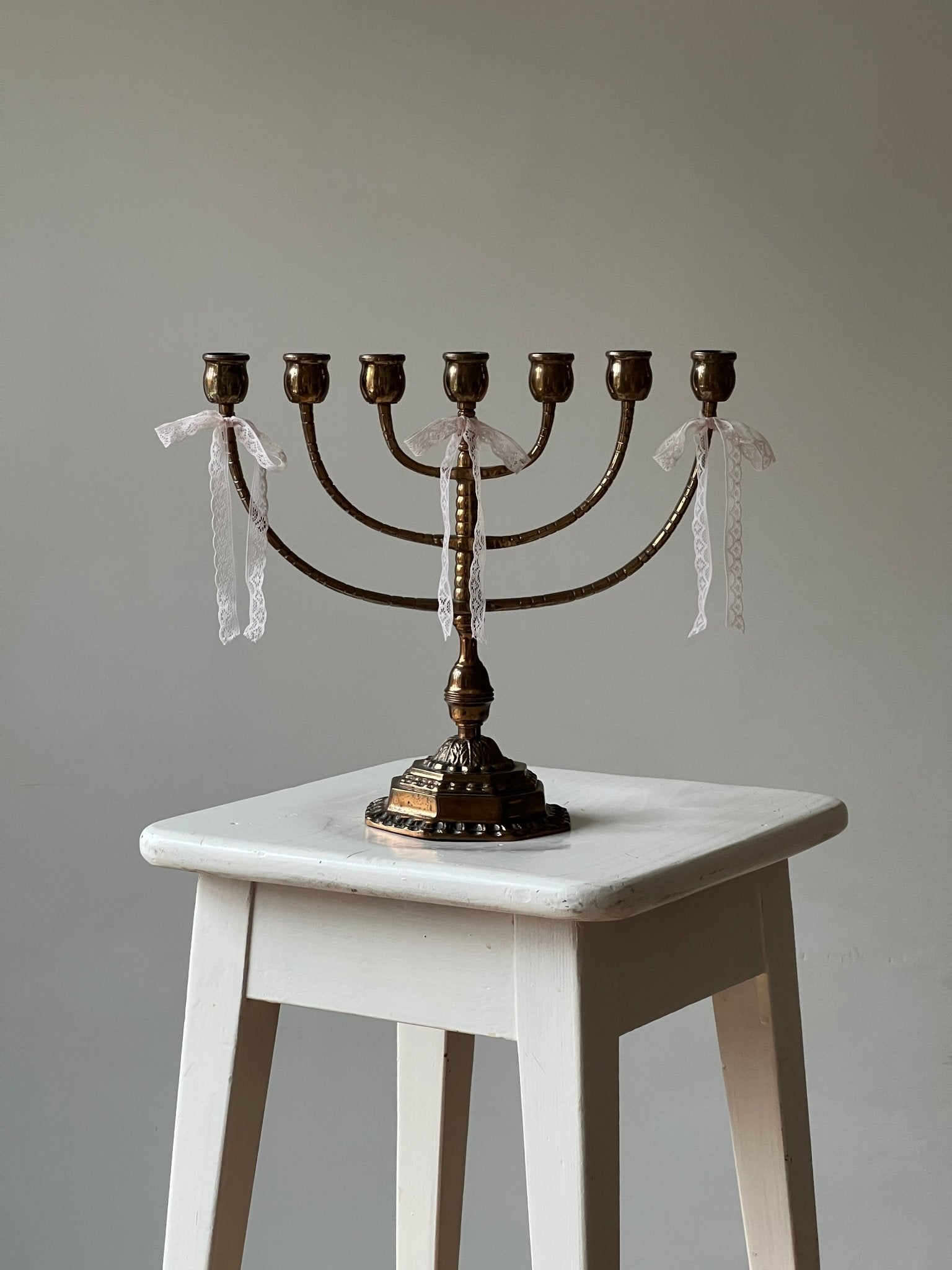 Brass candelabra - NEROLI