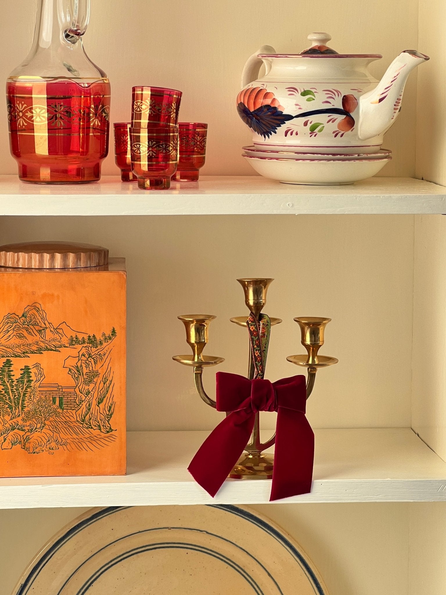 Brass candelabra - NEROLI