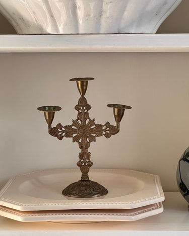 Brass candelabra - NEROLI