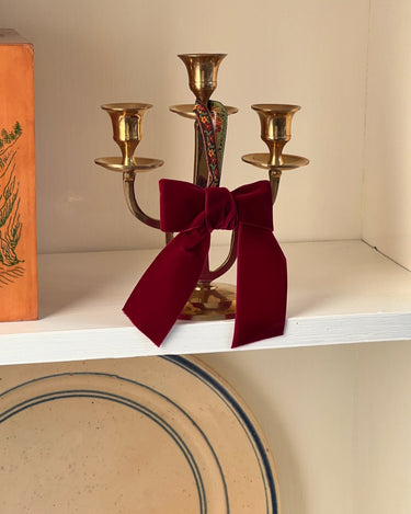 Brass candelabra - NEROLI