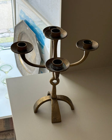 Brass candelabra - NEROLI