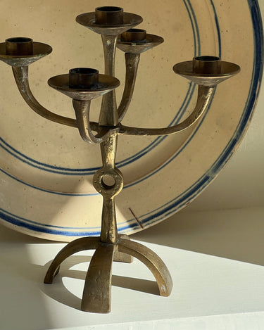Brass candelabra - NEROLI
