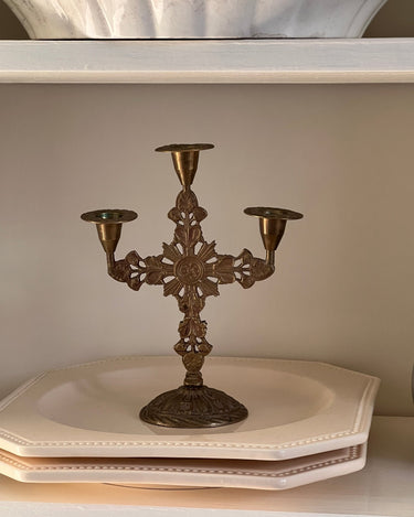Brass candelabra - NEROLI