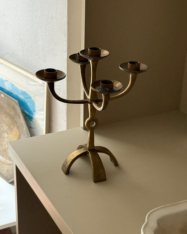 Brass candelabra - NEROLI