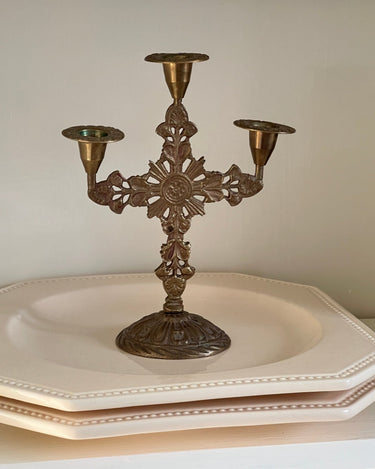 Brass candelabra - NEROLI