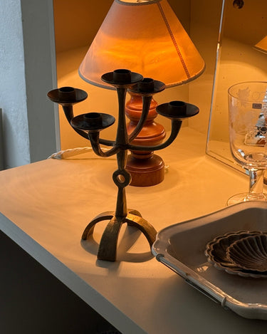 Brass candelabra - NEROLI