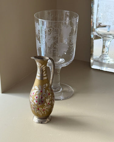 Brass candleholder - NEROLI