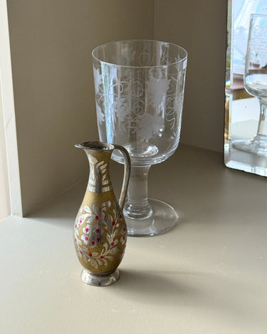 Brass candleholder - NEROLI