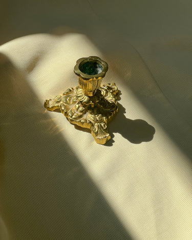 Brass candlestick - NEROLI