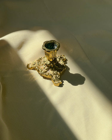 Brass candlestick - NEROLI