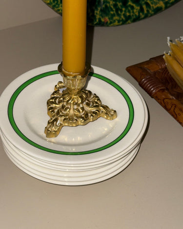 Brass candlestick - NEROLI