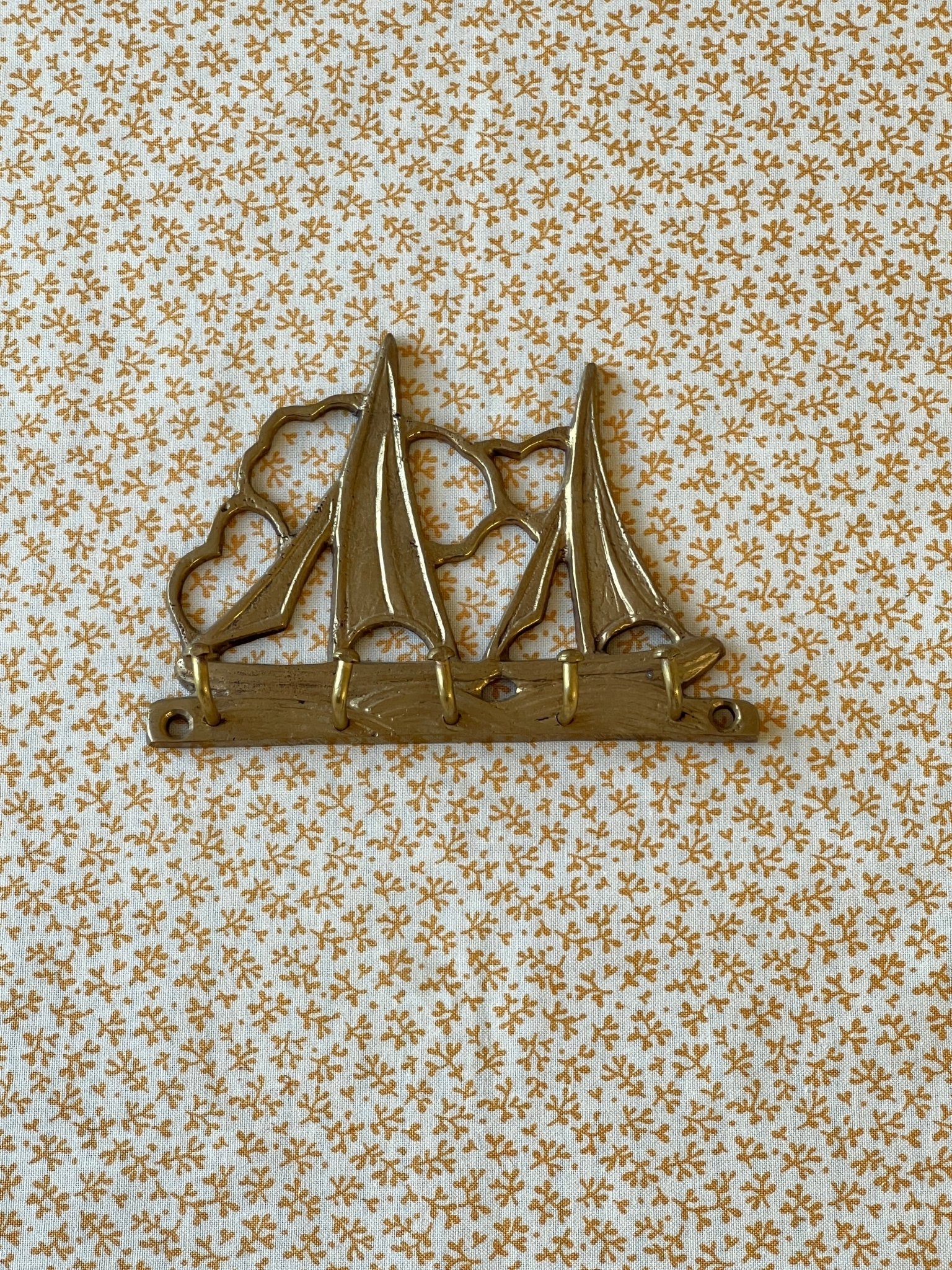 Brass coat rack - NEROLI