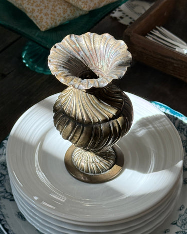 Brass vase - NEROLI