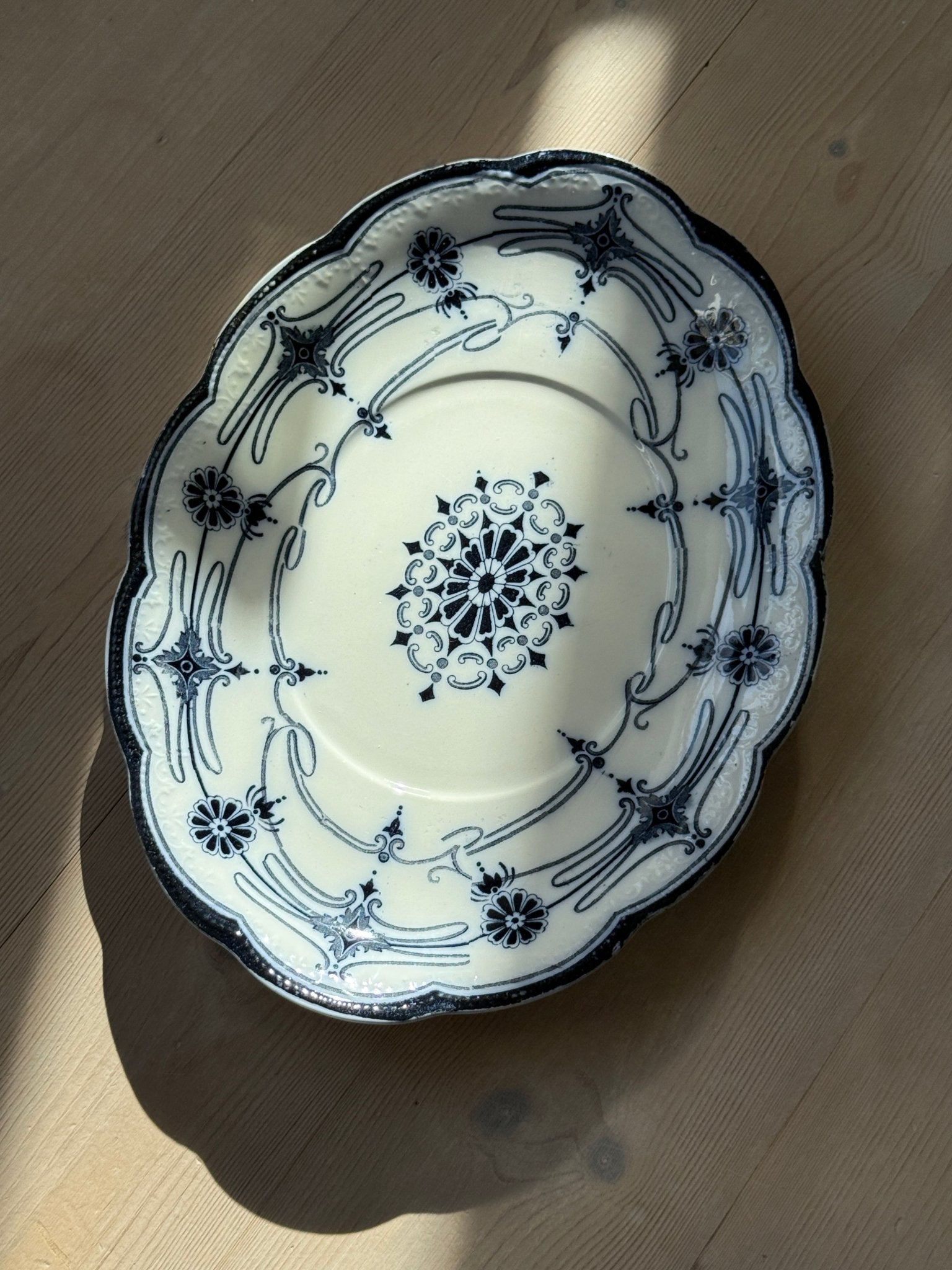 Burleigh platter - NEROLI